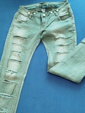 Ausgefallene Jeans mit Löchern, Gr. L