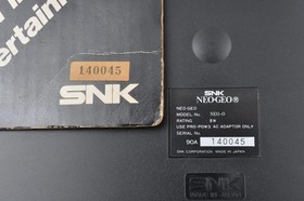 NEO GEO AES Console with box AES3-5 Recapped, BIOS Socketed, RGB Bypass, YPbPr