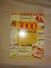 LIVRE NUMISMATIQUE DE 3000 TITRES FRANCAIS REPERTORIES ET COTES