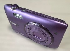 Nikon COOLPIX S3500 Purple Digital Camera 20.1 MP 7x Zoom HD 1/2.3-inch CCD
