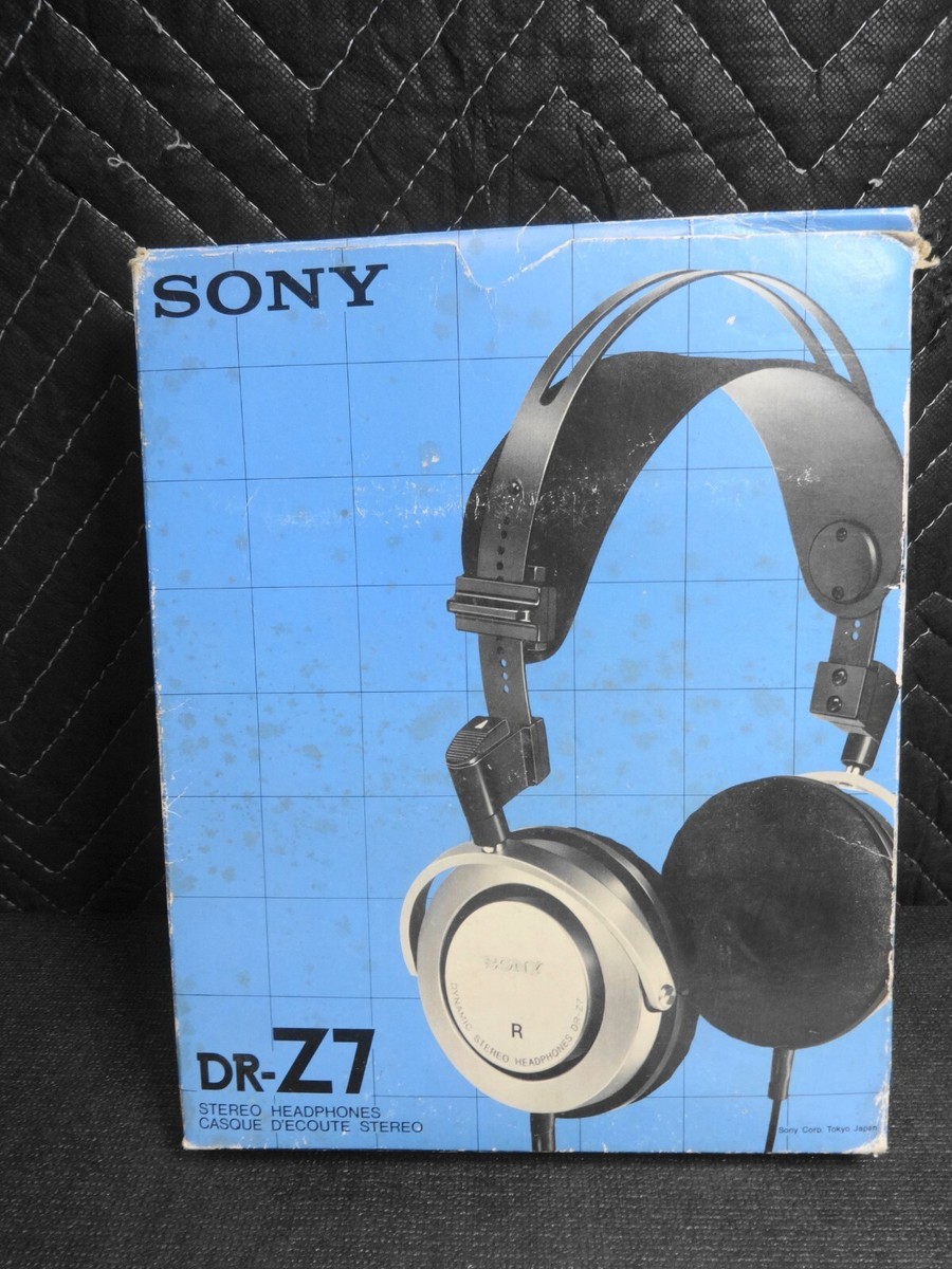 BOX & Manual ONLY for Vintage Rare Sony DR-Z7 Stereo Headphones