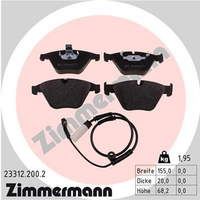 Zimmermann BremsbelÄGe BMW 1 E82 3 E90 E92 5 E60 E61 6 E63 E64 7 E65 E66 E67
