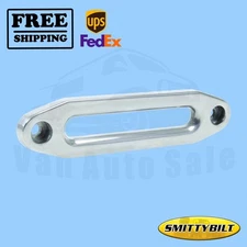 Winch Fairlead Hawse Style Silver Aluminum Smittybilt SMI2807