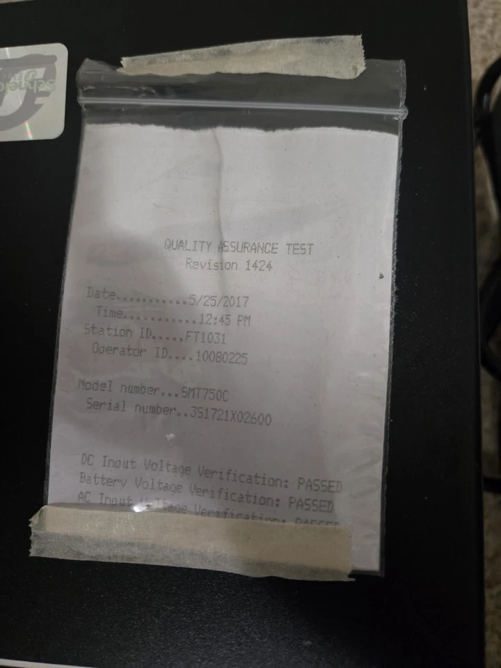 APC SMART SMT750C UPS with SmartConnect Remote Monitoring,Pure Sine Wave Backup - Image 4 of 4