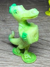 Vintage IDL Plastic Animal Band Figure Hong Kong Rare Alligator Accordian