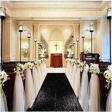 Aisle Runners for Weddings 2FTx15FT Sequin Wedding Rustic Outdoor Carpet Aisle