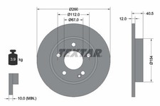 2x TEXTAR Bremsscheibe 92091203 für MERCEDES-BENZ 2x TEXTAR Bremsscheibe 92091203 für MERCEDES-BENZ