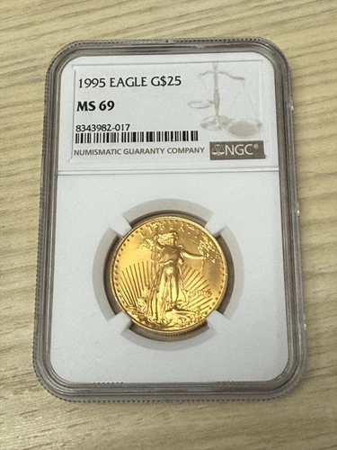 1995 $25 Gold Eagle NGC MS 69 