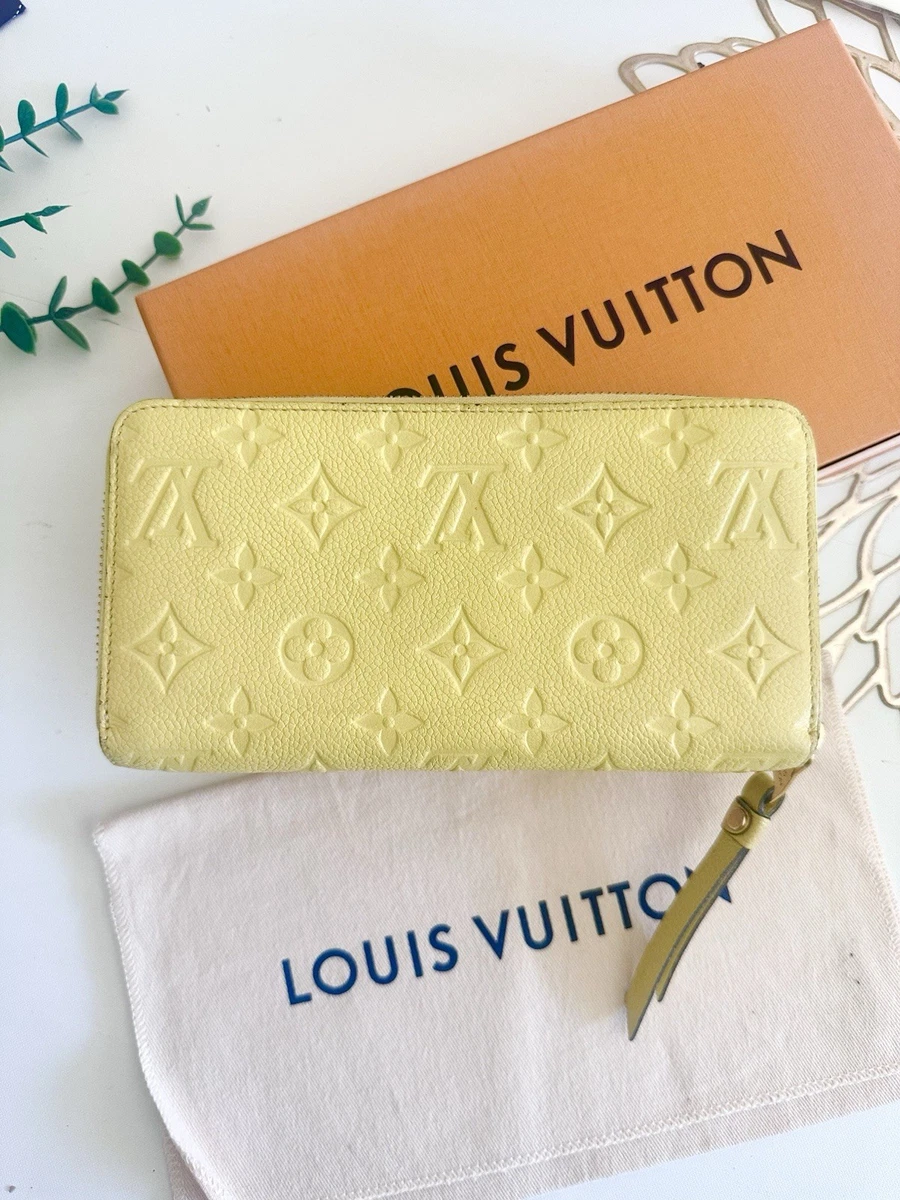 Louis Vuitton Yellow Wallets for Women for sale - eBay