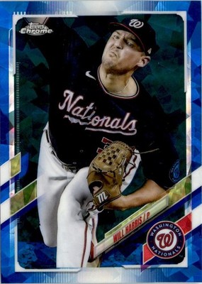 Will Harris 2021 Topps Chrome Update Sapphire Edition #US138 Washington