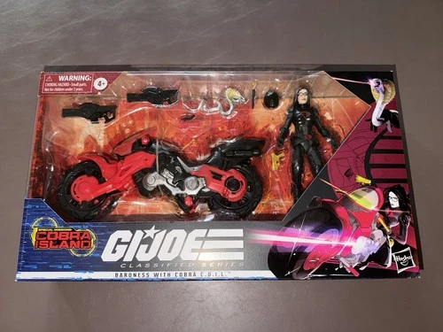 GI JOE CLASSIFIED SERIES #13 COBRA ISLAND BARONESS & COIL ! TARGET EXCLUSIVE