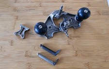 Stanley No 71 Router Plane. 3 Cutters. Made in USA.