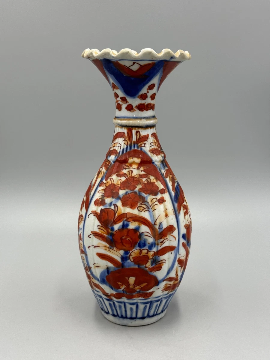 陶瓷红色1900-1940 年日本花瓶| eBay