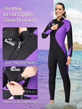 Owntop Wetsuit - Size Large Neoprene 5mm Diving Suit Thicken Full Wet Swimwear