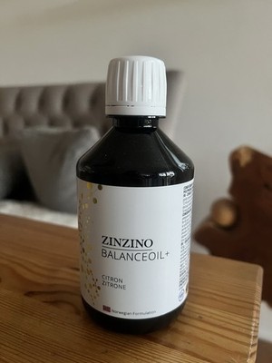 Zinzino Balance Oil+, 300 ml, Zitronen Geschmack, MHD 06/2028