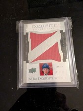 2021-22 UD Black Diamond Extra Exquisite Jersey Rookie Cole Caufield 161/299