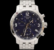 Tissot PRC200 Chronographe Acier Cadran Bleu 40mm T055417A 130242782