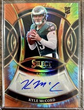 2025 Select Kyle McCord Rookie Signatures TIE DYE PRIZM AUTO RC /25 Eagles
