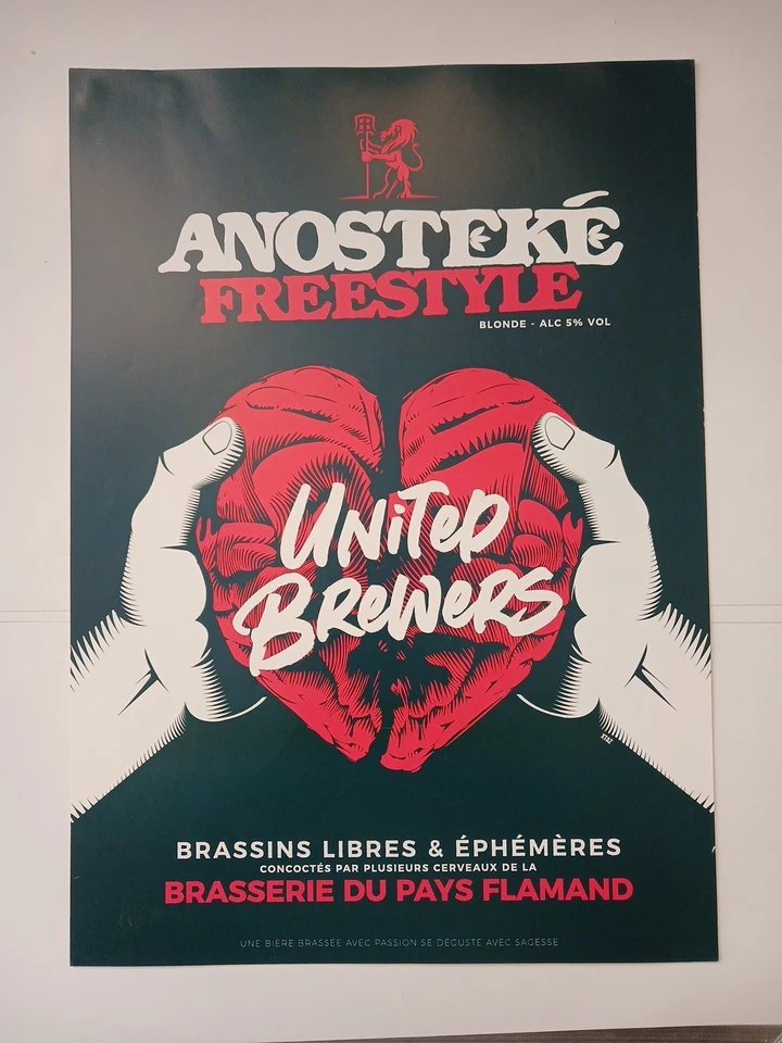 Affiche : ANOSTEKE FREESTYLE - United Brewers / Br. du Pays Flamand - France - Photo 1/1