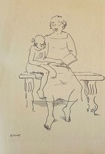 Raymond MOISSET - [L'éducation, Mère et son enfant].