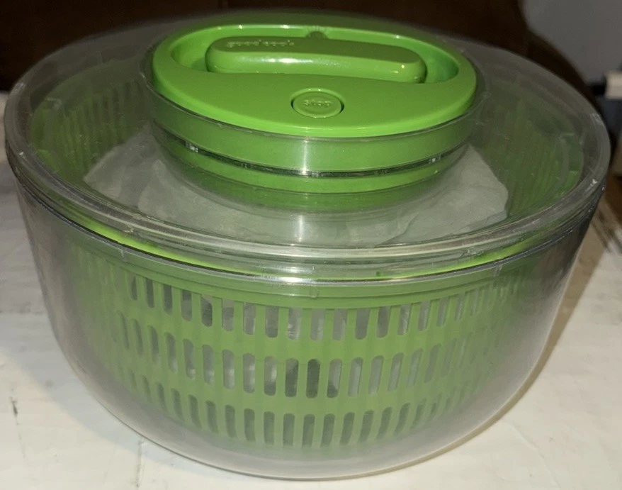 Good Cook Ensalada Spinner Cable Tirador Verde 10” x 6” Fácil Limpieza CAJA ABIERTA LIMPIA Foto 4 de 4