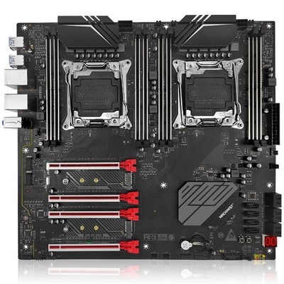 INLEL X99 Dual CPU Motherboard LGA 2011-3 For Intel Xeon E5 V3 V4 DDR4 RAM D8
