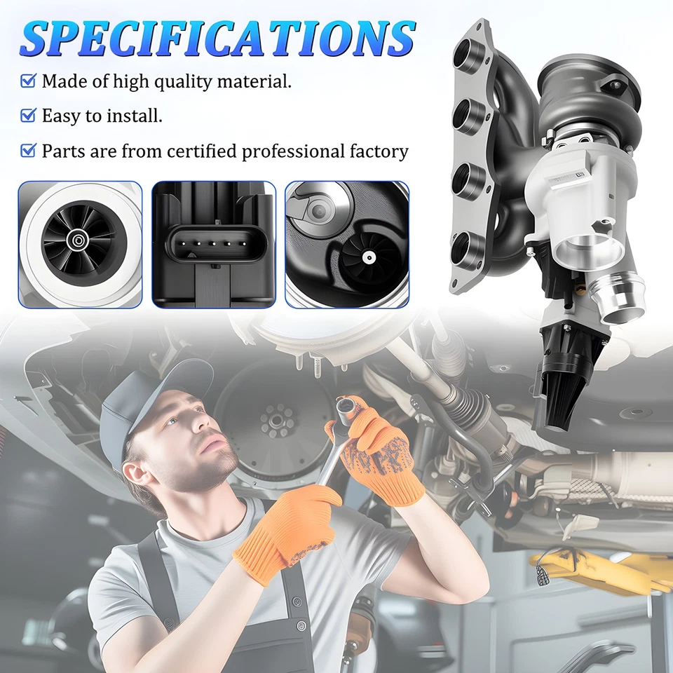 Turbocharger For 2012-2018 BMW 320i 328i 528i X1 X3 Z4 F30 N20 N26 2.0L Turbo Foto 2 de 4