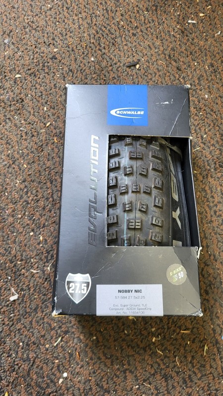Schwalbe Nobby Nic Tyre EVO TLE Addix Speedgrip Super Ground Tubeless Easy