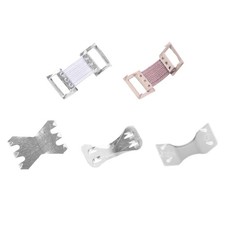 100 Pcs Stretch Metal Clasps Elastic Aluminum Bandage Clips for Bandages