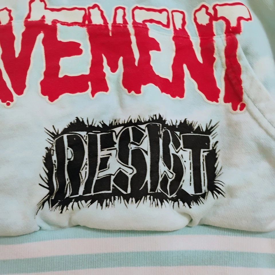 Sudadera con Capucha Punk Rock - Azul - Hudson Outerwear Gráfico Grunge Sudadera con Capucha 2XL Foto 4 de 4