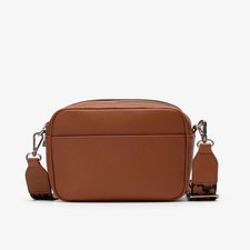 Clarks Womens April Camera Tan Cross Body Bag Synthetic Casual