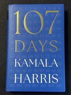 Kamala Harris Signed 107 Days Hardcover Book AUTO COA