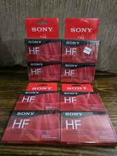 8 Sony 90 min HF HIGH FIDELITY Normal Bias Audio Cassette Tapes 2 Packs New Pack