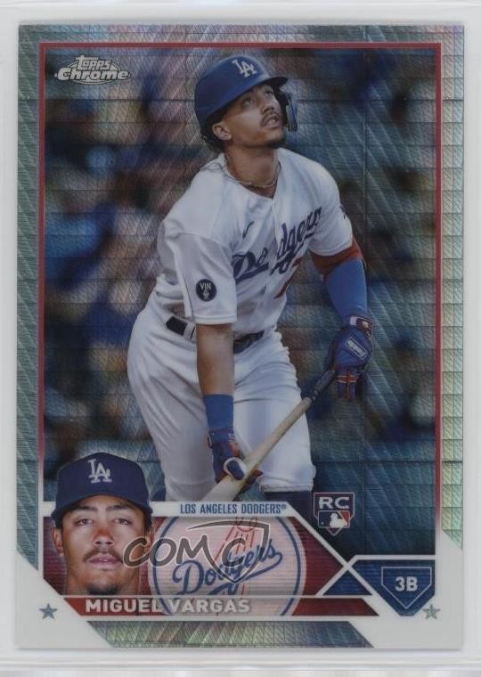 2023 Topps Chrome Prism Refractor Miguel Vargas #161 10wc