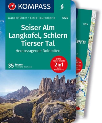KOMPASS Wanderführer Seiser Alm, Langkofel, Schlern, Tierser Tal -...