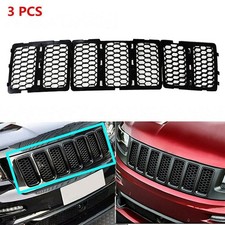 Black Mesh Grille Insert Kit Front Grill Cover For Jeep Grand Cherokee 2014-2016 Black Mesh Grille Insert Kit Front Grill Cover For Jeep Grand Cherokee 2014-2016