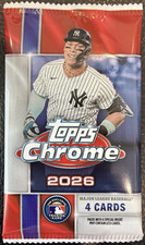 2026 Topps Chrome Baseball Guaranteed (Chrome Auto) Hot Pack