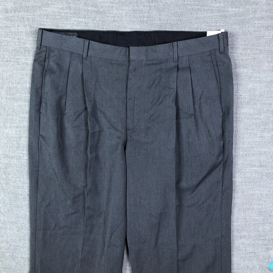 Covington Essential Pants Mens 44x30 Pleated Front Classic Fit Wrinkle Resistant - Image 3 of 4