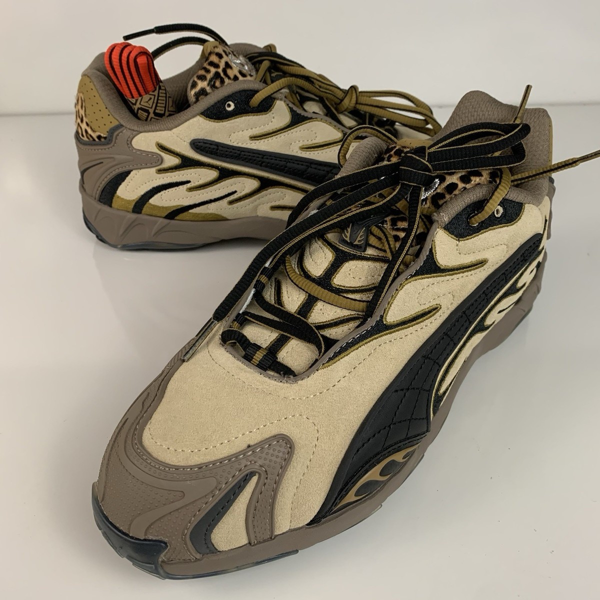 Puma Inhale X ASAP Rocky Leopard Shoes Men's Size 9.5 405579-01