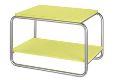 IKEA BAGGBODA Table d'appoint table basse salon chambre 71 x 50 cm jaune clair