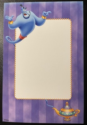 Disney Aladdin Genie Blank Notecard, 4.5'' x 7''