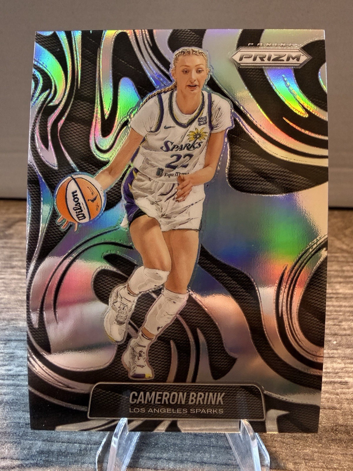 Cameron Brink 2025 Panini WNBA Prizm Abstract #3 Case Hit SSP Los Angeles Sparks