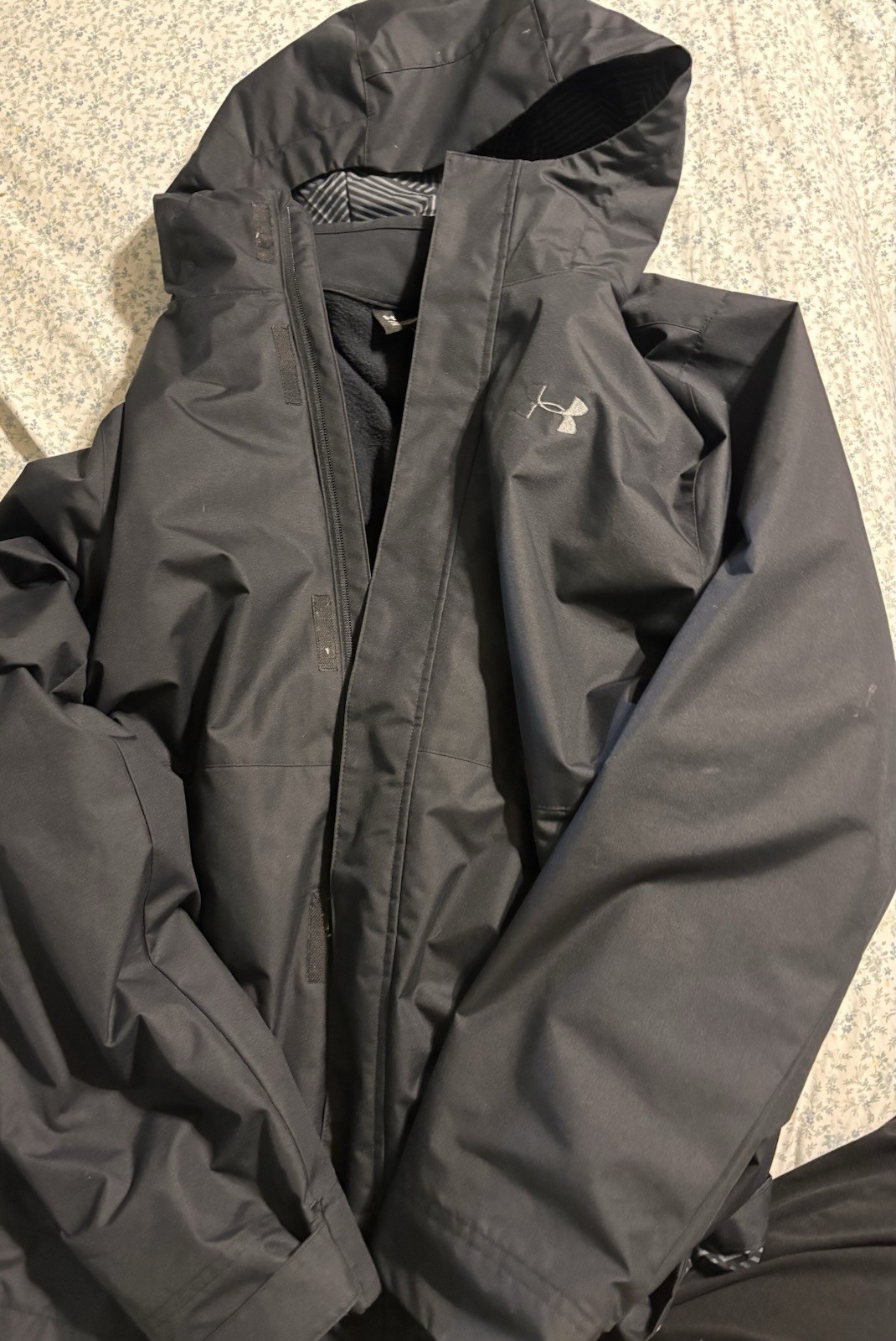 Under Armour Jacket Men Large Infrared 3 in 1 Coldgear Full 