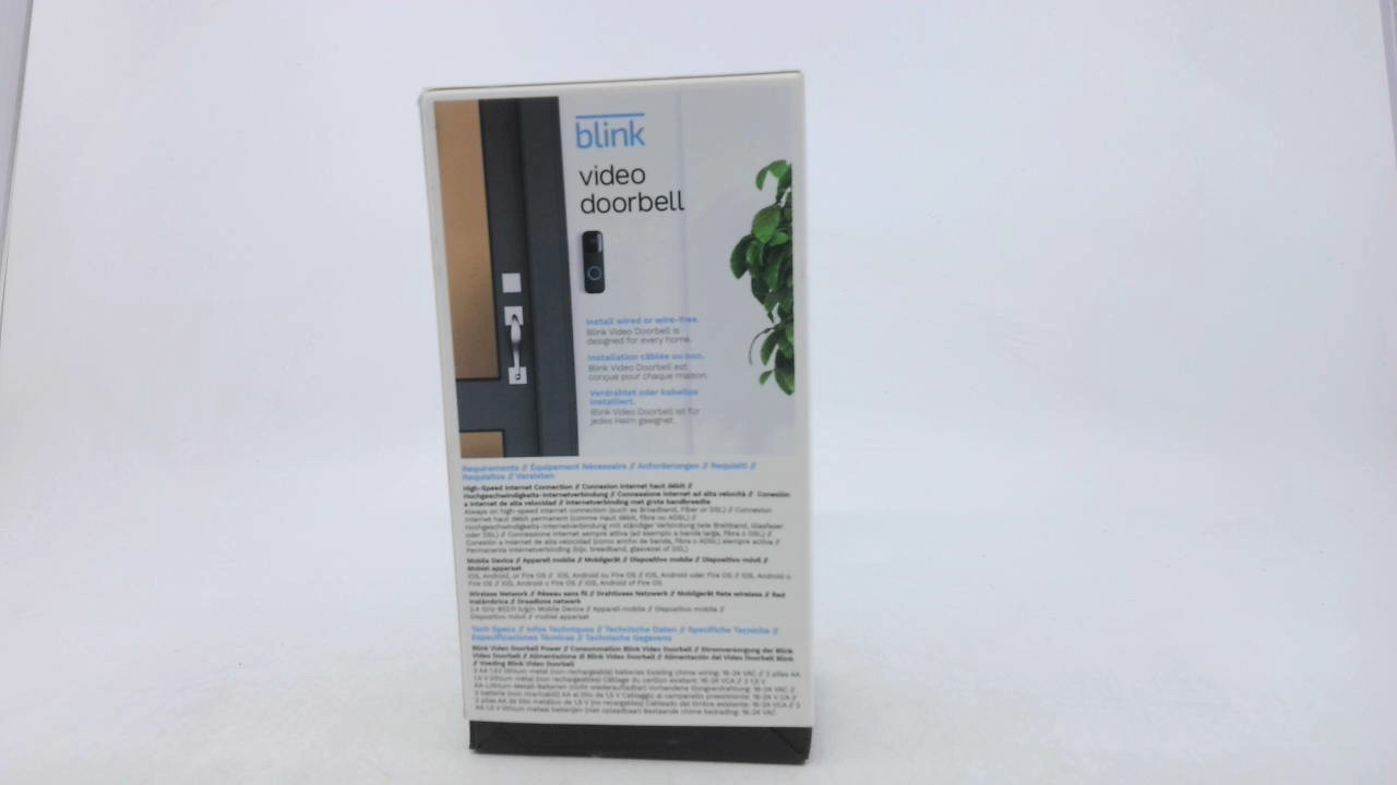 Blink Video Doorbell, Black - R