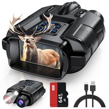 4K Night Vision Binoculars  8X Zoom/2000FT IR/5000mAh, 3'' HD Screen Night Vis...