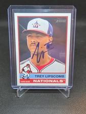2025 Topps Heritage Signed Trey Lipscomb Auto #115 Washington Nationals