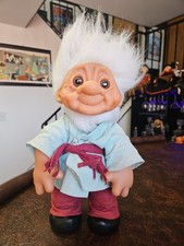 Thomas Dam Troll Doll 14" Made In Denmark 77 Grandpa
