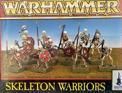 Skeleton Warriors Skelettkrieger Untote Undead Vampire Counts Warhammer RAR