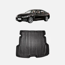 For BMW 4 SERIES F36 14-20 RUBBER TPE REAR BOOT LINER RAISED TRAY DEEP FLOOR MAT