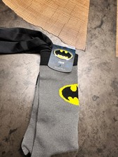 Bioworld DC Comics Batman Knee High Socks With Cape, NWT 10-13 MENS